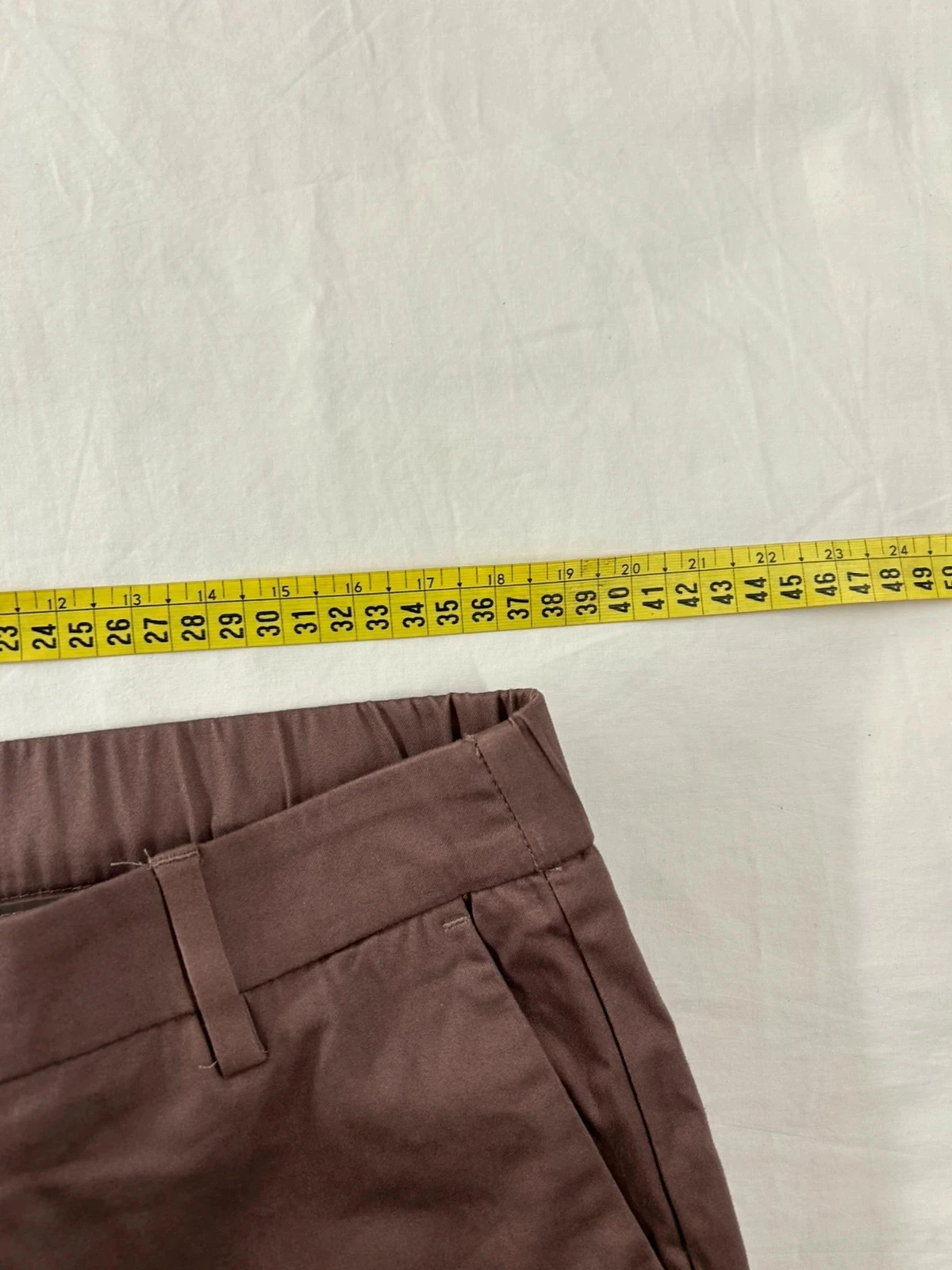 Beige brown slim fit pants les petites paris – photo 8